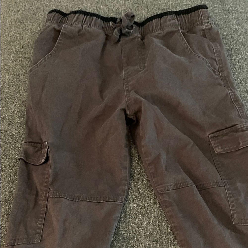 Univibe Kids Charcoal Cargo Pants